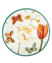 Style as much as set the table with the Lulu Petals salad plates. A canvas of durable white porcelain beholds cheerful flora and fauna with the bold whimsy of designer Lulu deKwiatkowski. Style as much as set the table with the Lulu Petals salad plates. A canvas of durable white porcelain beholds cheerful flora and fauna with the bold whimsy of designer Lulu deKwiatkowski.