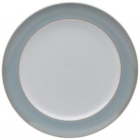 Denby Mist Wide Rimmed Dinner Plate Denby Mist Wide Rimmed Dinner Plate