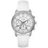 Guess Women's U13602L1 White Leather Quartz Watch with White Dial