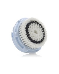 Delicate Replacement Brush Head Twin- Pack. An ultra-soft brush for those with delicate or extra-sensitive skin and for skin sensitivities like rosacea and acne-prone skin. All CLARISONIC® brush heads are made from a nonporous, soft elastomeric material, resistant to bacterial attachment. All brush heads are precision-designed to oscillate bi-directionally at a sonic frequency. We recommend that you remove the brush head weekly and clean with soap and warm water. Replace your Clarisonic brush head every 90 days. To mount the brush head, align with the 3 notches with the 3 pins on the handle, then push down and twist clockwise. Delicate Replacement Brush Head Twin- Pack. An ultra-soft brush for those with delicate or extra-sensitive skin and for skin sensitivities like rosacea and acne-prone skin. All CLARISONIC® brush heads are made from a nonporous, soft elastomeric material, resistant to bacterial attachment. All brush heads are precision-designed to oscillate bi-directionally at a sonic frequency. We recommend that you remove the brush head weekly and clean with soap and warm water. Replace your Clarisonic brush head every 90 days. To mount the brush head, align with the 3 notches with the 3 pins on the handle, then push down and twist clockwise.