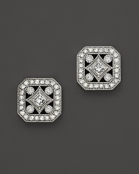 Diamonds set in 14K. white gold recall glamorous art deco style. Diamonds set in 14K. white gold recall glamorous art deco style.