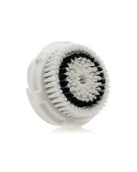 Sensitive Replacement Brush Head Twin-Pack. A great starting point for sensitive to normal skin types. Also ideal for use on the décolleté and body. An all-around brush head for most skin types. All CLARISONIC® brush heads are made from a nonporous, soft elastomeric material, resistant to bacterial attachment. All brush heads are precision-designed to oscillate bi-directionally at a sonic frequency. We recommend that you remove the brush head weekly and clean with soap and warm water. Replace your Clarisonic brush head every 90 days. To mount the brush head, align with the 3 notches with the 3 pins on the handle, then push down and twist clockwise. Sensitive Replacement Brush Head Twin-Pack. A great starting point for sensitive to normal skin types. Also ideal for use on the décolleté and body. An all-around brush head for most skin types. All CLARISONIC® brush heads are made from a nonporous, soft elastomeric material, resistant to bacterial attachment. All brush heads are precision-designed to oscillate bi-directionally at a sonic frequency. We recommend that you remove the brush head weekly and clean with soap and warm water. Replace your Clarisonic brush head every 90 days. To mount the brush head, align with the 3 notches with the 3 pins on the handle, then push down and twist clockwise.