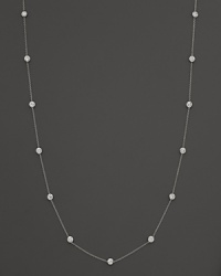 Diamond Necklace in 18K White Gold, 2.0 ct. t.w.