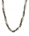 Go for a subtle hint of color. This beautiful necklace features grey-colored cultured freshwater pearls (6-7 mm) set in sterling silver. Approximate length: 18 inches.