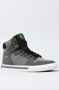 Supra Kids Vaider Youth Boys Size 3 Gray Suede Sneakers Shoes Supra Kids Vaider Youth Boys Size 3 Gray Suede Sneakers Shoes