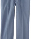 Haggar Men's Work To Weekend No Iron Twill Plain Front Pant