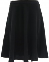 DKNY Black Fixed Waist A-Line Skirt 2