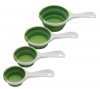 Chef'n SleekStor Pinch Pour Collapsible Measuring Cups, Arugula Color