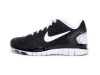 Womens Nike Free TR Fit 2 Running Shoes Black / White / Metallic Silver 487789-008 Size 7