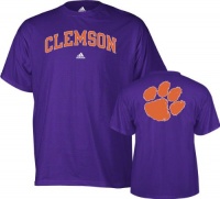 Clemson Tigers adidas Purple Relentless T-Shirt Clemson Tigers adidas Purple Relentless T-Shirt