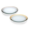 Curving oval forms give Retro dinnerware and bowls a sophisticated Mid-century look.