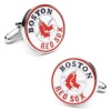 Boston Red Sox Cufflinks Circle Alternate Logo By Cufflinks Inc