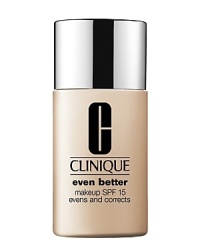 Wear it and see improved clarity, a more even skin tone, visibly diminished age spots in just 4 to 6 weeks.Wear dermatologist-developed Even Better Makeup SPF 15 and something amazing happens: Without any makeup, see improved clarity, a more even skin tone, visibly diminished age spots. For all ethnicities. In just 4 to 6 weeks. For continued benefits-even after you take it off-partner with Even Better Skin Tone Corrector.