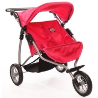 The New York Doll Collection Doll Twin Stroller for Ages: 4+ The New York Doll Collection Doll Twin Stroller for Ages: 4+