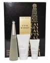 L'eau D'issey Issey Miyake For Women 3 Pc Gift Set Floral Aquatic Scent Lotus Freesia Cyclamen