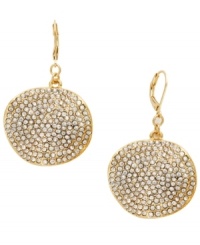 Perfect for a night out on the town. INC International Concepts' disco-chic style features pave-set glass accents set in gold tone mixed metal. Approximate drop: 2-1/4 inches. Perfect for a night out on the town. INC International Concepts' disco-chic style features pave-set glass accents set in gold tone mixed metal. Approximate drop: 2-1/4 inches.