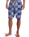 Nautica Men's Blue Sky Patchwork Knit Short