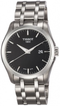 Tissot Men's T0354101105100 Couturier Black Dial Stainless Steel Watch Tissot Men's T0354101105100 Couturier Black Dial Stainless Steel Watch