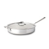 Deeper than traditional fry pans, this pan is ideal for sautéing, frying, browning and searing. With tall, straight sides, it is also useful in cooking fresh pasta sauces, and any dish that requires liquid added to sautéed ingredients.