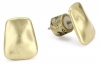 Kenneth Cole New York Gold Hammered Metal Stud Earrings