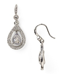 Intricately detailed with crystals, Carolee's looped earrings are a sophisticated take on the classic teardrop. Style with jeans and a blazer -- this pair makes casual staples shine. Intricately detailed with crystals, Carolee's looped earrings are a sophisticated take on the classic teardrop. Style with jeans and a blazer -- this pair makes casual staples shine.