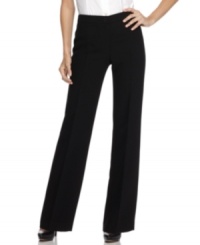 Get back to basics with these versatile pants from Jones New York. A straight leg and flat front lend a lean silhouette you'll love for the office or a night out. Get back to basics with these versatile pants from Jones New York. A straight leg and flat front lend a lean silhouette you'll love for the office or a night out.