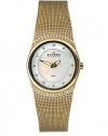 Skagen Women's 686XSGG Crystal Accented Mother of Pearl Gold Mesh Watch