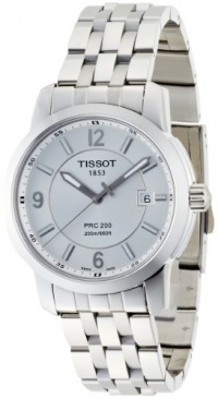 Tissot Men's T014.410.11.037.00 PRC 200 Silver Dial Stainless-Steel Bracelet Watch Tissot Men's T014.410.11.037.00 PRC 200 Silver Dial Stainless-Steel Bracelet Watch
