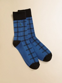 Cozy, stretch cotton adorned with a bold plaid print and pony embroidery.70% cotton/20% nylon/6% polyester/3% rubber/1% spandexMachine washImported Cozy, stretch cotton adorned with a bold plaid print and pony embroidery.70% cotton/20% nylon/6% polyester/3% rubber/1% spandexMachine washImported