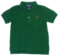 Polo Ralph Lauren Boys Mesh Pony Logo Polo Shirt - 18M - Green Polo Ralph Lauren Boys Mesh Pony Logo Polo Shirt - 18M - Green
