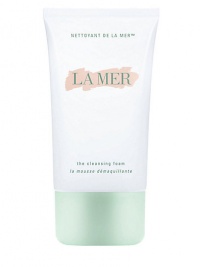 This gentle cleanser combines sea algae fibers and white pearl powders to purifiy, re-mineralize and promote a healthy-looking, bright complexion. Magnetized tourmaline and La Mer's exclusive Deconstructed Waters enable The Cleansing Foam to thoroughly, yet tranquilly, draw dirt, debris and makeup out and away from even the most delicate complexion providing the pure, crisp feeling of refreshed skin. 4.2 oz. This gentle cleanser combines sea algae fibers and white pearl powders to purifiy, re-mineralize and promote a healthy-looking, bright complexion. Magnetized tourmaline and La Mer's exclusive Deconstructed Waters enable The Cleansing Foam to thoroughly, yet tranquilly, draw dirt, debris and makeup out and away from even the most delicate complexion providing the pure, crisp feeling of refreshed skin. 4.2 oz.