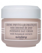 Silky, light-textured intensive day cream protects, tones and hydrates facial skin while maintaining its optimum moisture level. Contains a complex of essential oils and botanicals. Suitable for all skin types. Imported from France. 1.7 oz. 