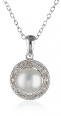 Judith Jack Caliente Sterling Silver Marcasite and Coral Cluster Pendant Necklace, 18 Judith Jack Caliente Sterling Silver Marcasite and Coral Cluster Pendant Necklace, 18