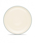 Make everyday meals a little more fun with Colorwave dinnerware from Noritake. Mix and match the round platter in turquoise and white with rim, coupe and square pieces for a tabletop that's endlessly stylish.
