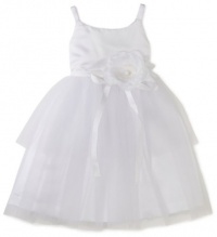 Us Angels Girls 2-6x Toddler Ballerina Inspired Dress, White, 3T Us Angels Girls 2-6x Toddler Ballerina Inspired Dress, White, 3T