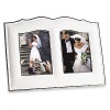A cherished wedding keepsake. Pearl-like accents and touches of platinum give this fine frame a most romantic look. Place two 5x7 photos of the couple - together or separately - in the frame and give as a special gift. It's crafted of Lenox fine porcelain accented with precious platinum. Frame holds two 5x7 photos and is also perfect way to showcase your 5x7 wedding photo and invitation.Height: 11Width: 15
