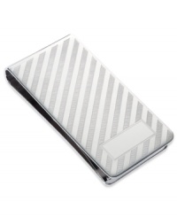 Keep your cash together in style. This smooth sterling silver money clip makes the perfect gift for yourself, or someone else. Approximate length: 2 inches. Approximate width: 1 inch. Keep your cash together in style. This smooth sterling silver money clip makes the perfect gift for yourself, or someone else. Approximate length: 2 inches. Approximate width: 1 inch.
