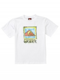 Get colorful. Brighten up his everyday style subtly with this graphic t-shirt from Quiksilver. Get colorful. Brighten up his everyday style subtly with this graphic t-shirt from Quiksilver.