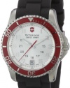 Victorinox Swiss Army Women's 241484 Maverick Silver Dial Black Rubber Strap Watch