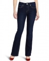 Seven7 Women's Slimming Boot Jean, Monroe Blue, 16