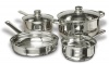 Cuisine Select Landon 7-Piece Stainless Steel Cookware Set