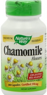 Nature's Way Chamomile Flowers , 350 mg, 100 Capsules Nature's Way Chamomile Flowers , 350 mg, 100 Capsules