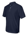 Izod Men's Moisture Wicking Performance Pique Golf Shirt, CHROME BLUE (NAVY), Medium