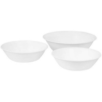 Corelle Livingware Winter Frost White 3-Piece Serve Set Corelle Livingware Winter Frost White 3-Piece Serve Set