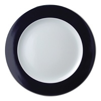 Bernardaud Opaline Navy Blue Platinum Service Plate Bernardaud Opaline Navy Blue Platinum Service Plate