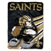 NFL New Orleans Saints Mickey Mouse Ultra Plush Micro Super Soft Raschel Throw Blanket