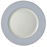 Bernardaud Dune Blue Dinner Plate 10.2 In Bernardaud Dune Blue Dinner Plate 10.2 In