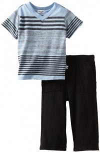 Splendid Littles Baby-boys Infant Vintage Stripe V-Neck Tee Set, Sky, 3-6 Months Splendid Littles Baby-boys Infant Vintage Stripe V-Neck Tee Set, Sky, 3-6 Months
