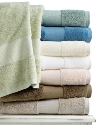 Ultra-fine long staple cotton offers a beautiful sheen in this Luxury bath sheet from Martha Stewart Collection, the ultimate in comfort and style. Special construction allows for high absorbency. Choose from a range of classic hues. Ultra-fine long staple cotton offers a beautiful sheen in this Luxury bath sheet from Martha Stewart Collection, the ultimate in comfort and style. Special construction allows for high absorbency. Choose from a range of classic hues.