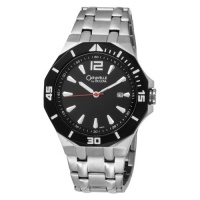 Caravelle by Bulova Men's 45B110 Black Dial Stainless Steel Watch Caravelle by Bulova Men's 45B110 Black Dial Stainless Steel Watch